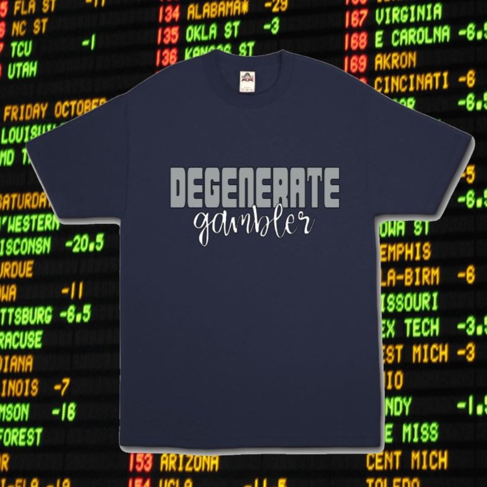 Degenerate Morals " Degenerate Gambler " Sports Betting Gambling Sportsbook